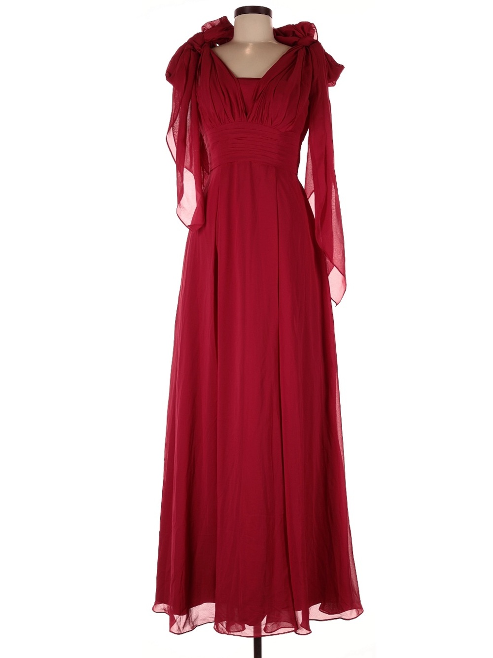 Cocomelody Burgundy Chiffon Formal Maxi Bridesmaid Gown
Elegant Evening Gown